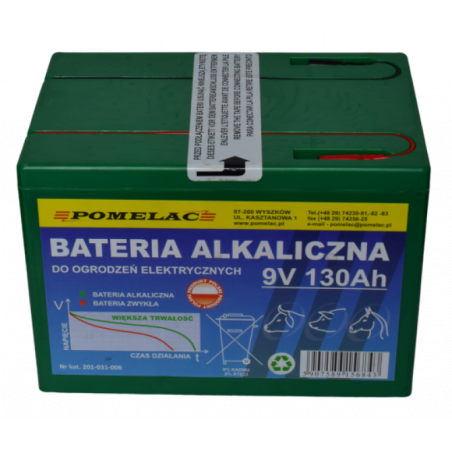 Batéria alkalická 9V/130Ah